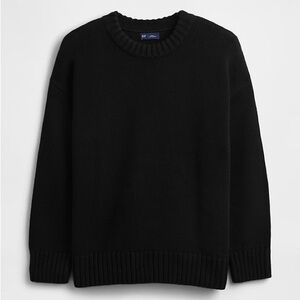 GAP 100% Cotton Black Oversized Sweater